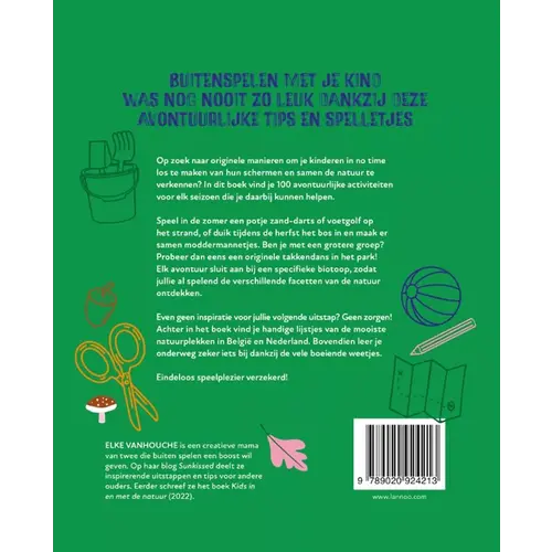 Lannoo kinderboeken Buiten Spelen! 100 activiteiten in de natuur, voor alle leeftijden
