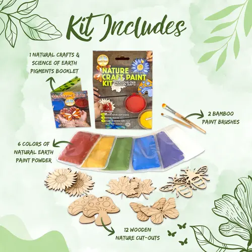 Natural Earth Paint natuurlijke kinderverf en kunstverf Natural Earth Paint  - Natuur knutselverfset