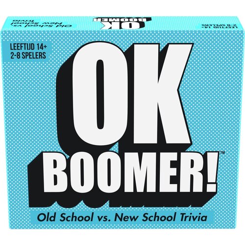 OK Boomer - Old school versus new school trivia, vanaf 14 jaar OK Boomer - Old school versus new school trivia, vanaf 14 jaar