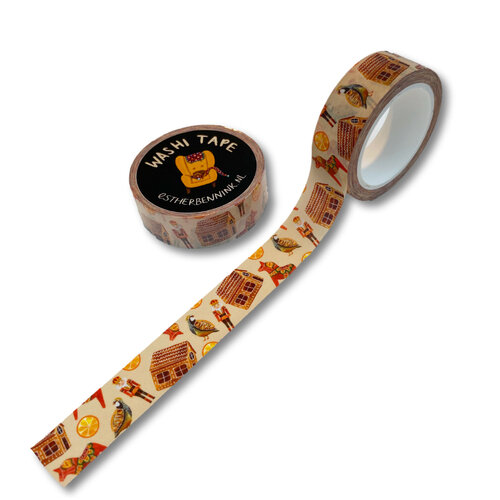 Esther Bennink Washi tape plasticvrij - kerstgevoel
