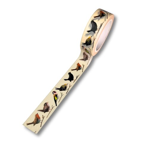 Esther Bennink Washi tape plasticvrij - vogels