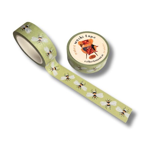 Esther Bennink Washi tape plasticvrij - bijen