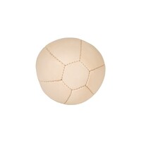 Gymnastiekbal van geitenleer gevuld met wol
