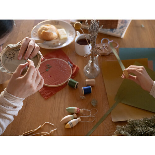 Grapat Grapat Nº 6 Winter Sparkles - houten ornamenten Grapat Grapat Nº 6 Winter Sparkles - houten ornamenten