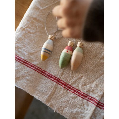 Grapat Grapat Nº 6 Winter Sparkles - houten ornamenten Grapat Grapat Nº 6 Winter Sparkles - houten ornamenten