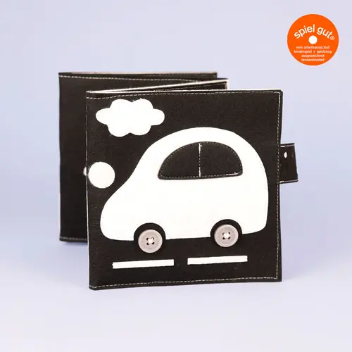 Jolly designs - Quiet Books Quiet book contrast zwart-wit boekje Jolly designs - Quiet Books Quiet book contrast zwart-wit boekje