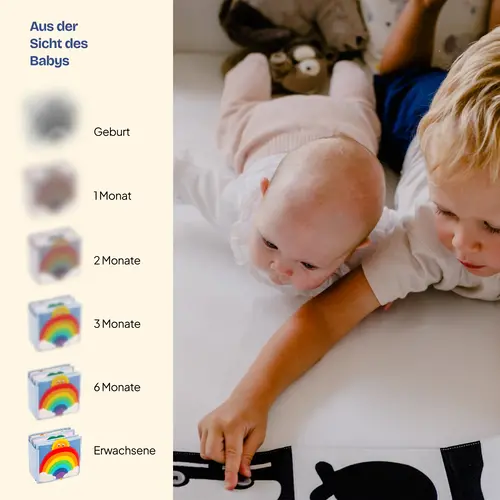 Jolly designs - Quiet Books Jolly Designs contrastboekje zwart-wit Jolly designs - Quiet Books Jolly Designs contrastboekje zwart-wit