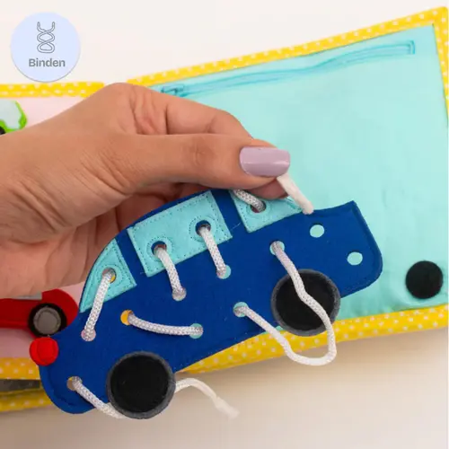 Jolly designs - Quiet Books Jolly Designs Quiet book My First Digger - Mijn eerste Graafmachine