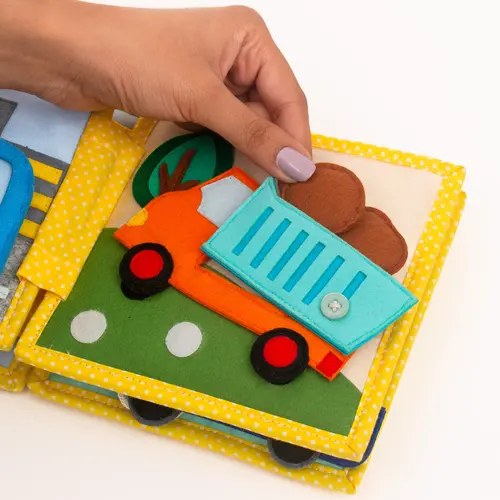 Jolly designs - Quiet Books Jolly Designs Quiet book My First Digger - Mijn eerste Graafmachine