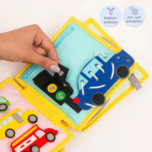 Jolly designs - Quiet Books Jolly Designs Quiet book My First Digger - Mijn eerste Graafmachine