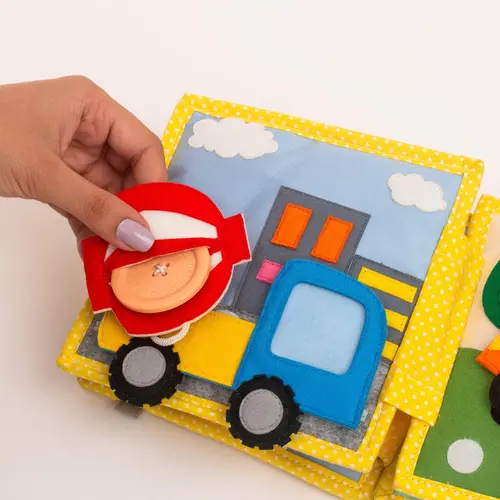 Jolly designs - Quiet Books Jolly Designs Quiet book My First Digger - Mijn eerste Graafmachine