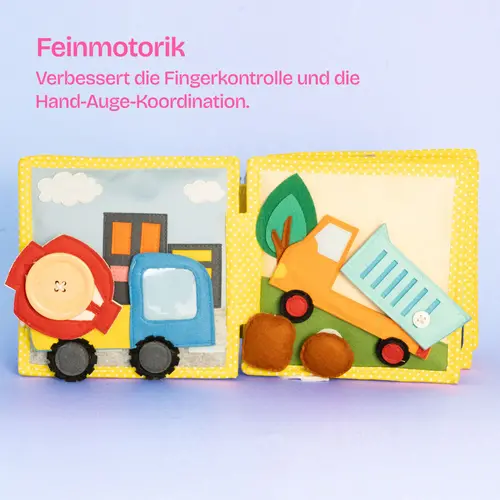 Jolly designs - Quiet Books Jolly Designs Quiet book My First Digger - Mijn eerste Graafmachine