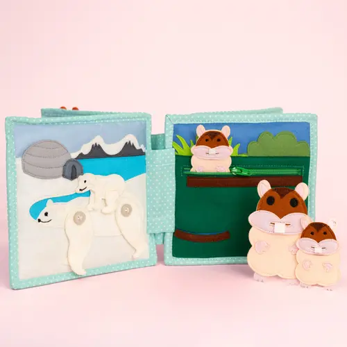 Jolly designs - Quiet Books Jolly Designs Quiet book Jolly jungle, vanaf 12 maanden Jolly designs - Quiet Books Jolly Designs Quiet book Jolly jungle, vanaf 12 maanden