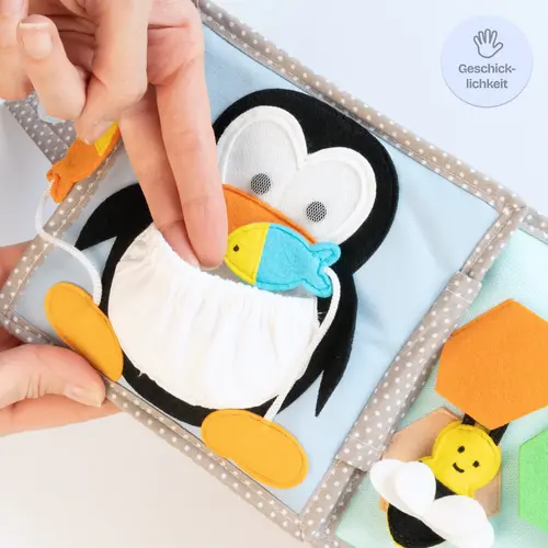 Jolly designs - Quiet Books Jolly designs Quiet book sprankelende papegaai, vanaf 6 maanden Jolly designs - Quiet Books Jolly designs Quiet book sprankelende papegaai, vanaf 6 maanden