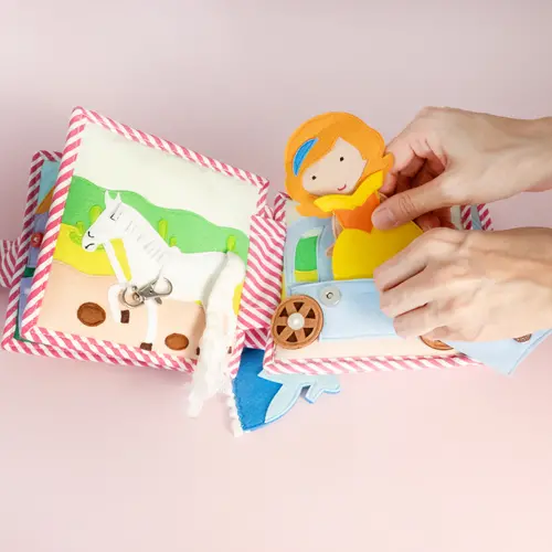 Jolly designs - Quiet Books Jolly Designs Quiet book Prinses, vanaf 36 maanden