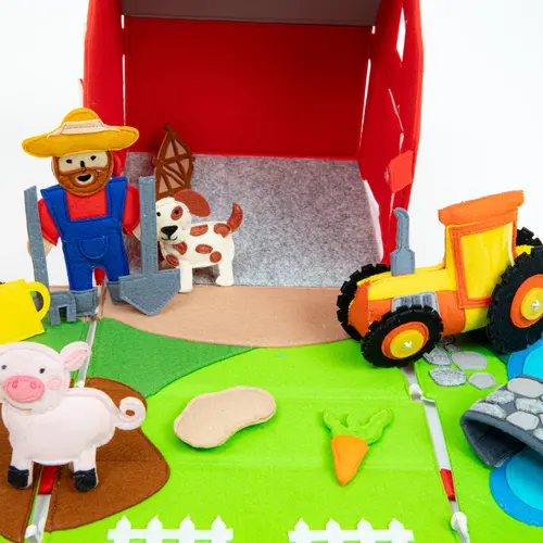 Jolly designs - Quiet Books Jolly Designs Speelset boerderij - farmlife, vanaf 2 jaar