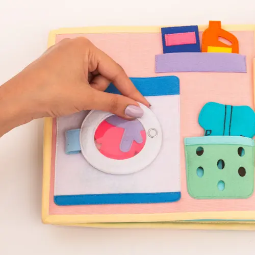 Jolly designs - Quiet Books Jolly Designs Quiet Book My First Bicycle - 6 Pagina's, vanaf 18 maanden Jolly designs - Quiet Books Jolly Designs Quiet Book My First Bicycle - 6 Pagina's, vanaf 18 maanden