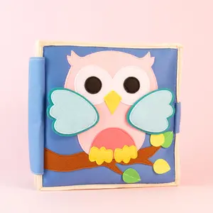Jolly designs - Quiet Books Quiet book jonge uil pastel
