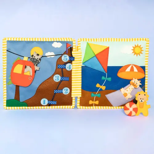 Jolly designs - Quiet Books Jolly designs Quiet book Globetrotter, vanaf 24 maanden - Copy