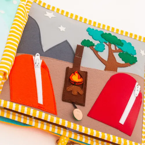 Jolly designs - Quiet Books Jolly designs Quiet book Globetrotter, vanaf 24 maanden - Copy