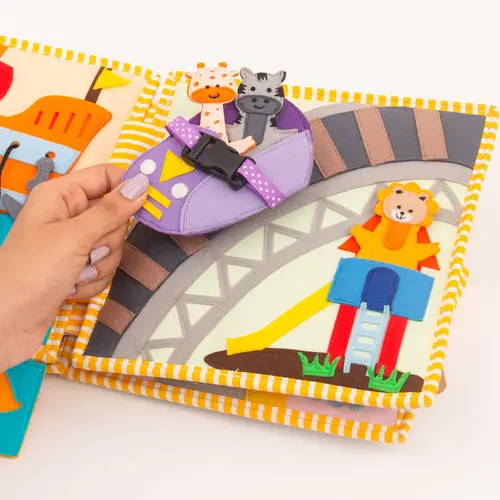 Jolly designs - Quiet Books Jolly designs Quiet book Globetrotter, vanaf 24 maanden - Copy