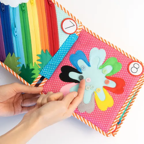 Jolly designs - Quiet Books Jolly designs Jolly Designs Quiet book 1, 2, 3 - 10 pagina's, vanaf  36 maanden