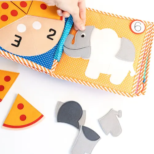 Jolly designs - Quiet Books Jolly designs Jolly Designs Quiet book 1, 2, 3 - 10 pagina's, vanaf  36 maanden