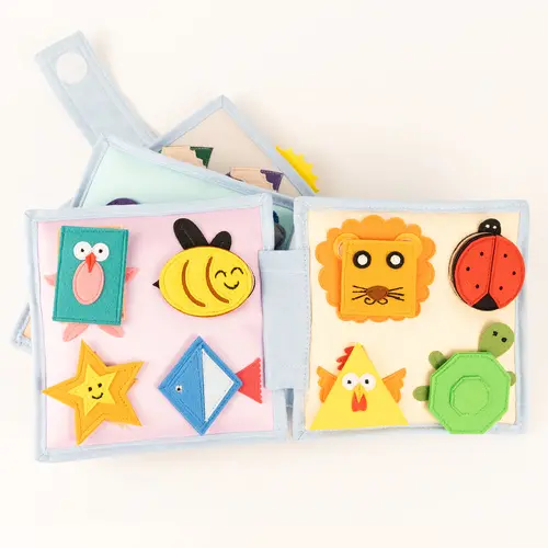 Jolly designs - Quiet Books Jolly designs Mini quiet book Zonneschijn vanaf 18 maanden Jolly designs - Quiet Books Jolly designs Mini quiet book Zonneschijn vanaf 18 maanden