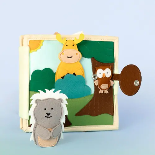 Jolly designs - Quiet Books Mini Quiet book Dierenvrienden