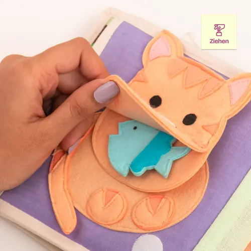 Jolly designs - Quiet Books Jolly designs Mini Quiet book Dierenvrienden, vanaf 8 maanden Jolly designs - Quiet Books Jolly designs Mini Quiet book Dierenvrienden, vanaf 8 maanden