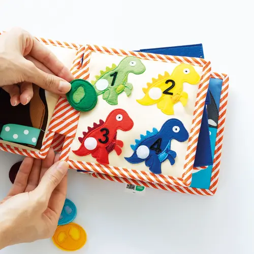 Jolly designs - Quiet Books Jolly designs Mini Quiet book Dinovriendjes vanaf 2 jaar Jolly designs - Quiet Books Jolly designs Mini Quiet book Dinovriendjes vanaf 2 jaar