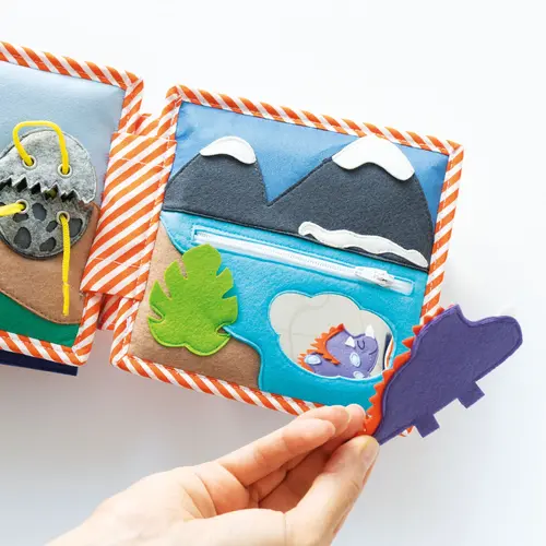 Jolly designs - Quiet Books Jolly designs Mini Quiet book Dinovriendjes vanaf 2 jaar Jolly designs - Quiet Books Jolly designs Mini Quiet book Dinovriendjes vanaf 2 jaar