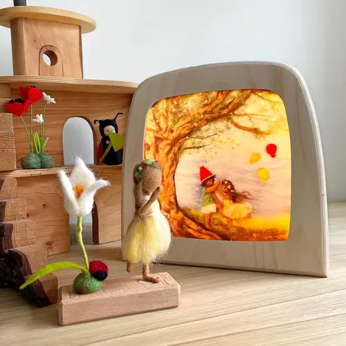 Toverlux Toverlux houten silhouetlamp Toverlux Toverlux houten silhouetlamp