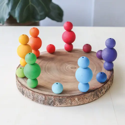 Grimm's Grimms 6 kleurige houten ballen
