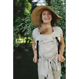 Little Frog Draagzak cross hybrid - Linen Wildernis