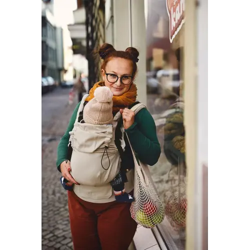 Little Frog Little Frog - Fulbuckle draagzak -  Beige Moonstone