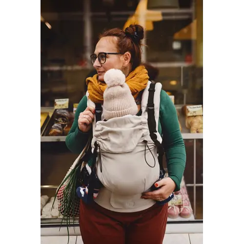 Little Frog Little Frog - Fulbuckle draagzak -  Beige Moonstone