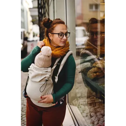 Little Frog Little Frog - Fulbuckle draagzak -  Beige Moonstone