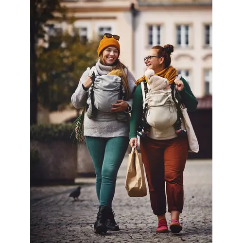 Little Frog Little Frog - Fulbuckle draagzak -  Beige Moonstone