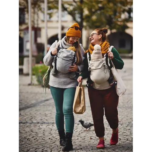 Little Frog Little Frog - Fulbuckle draagzak -  Beige Moonstone