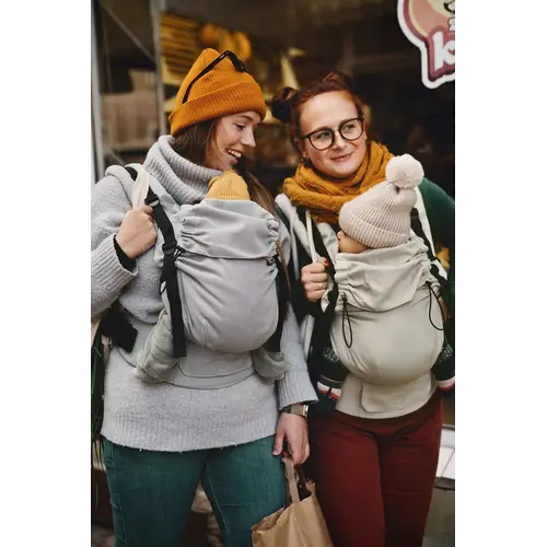 Little Frog Little Frog - Fulbuckle draagzak -  Beige Moonstone