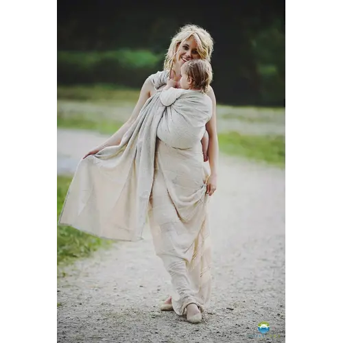 Little Frog Litlle Frog - Ringsling Natural Wildernis - Maat L