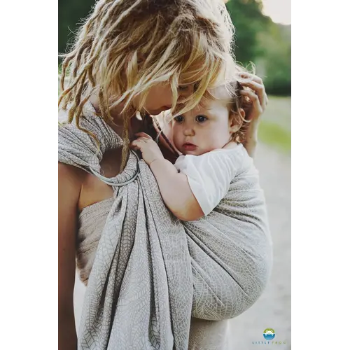 Little Frog Litlle Frog - Ringsling Natural Wildernis - Maat L