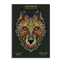 Aniwood puzzel wolf medium