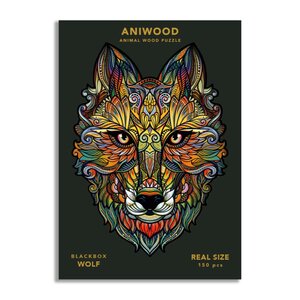 Aniwood Aniwood puzzel wolf medium