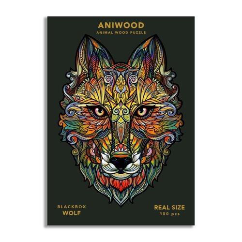 Aniwood Aniwood puzzle wolf medium