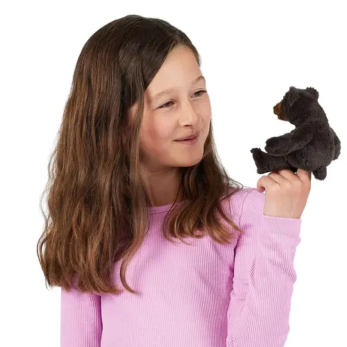 Folkmanis handpoppen en poppenkastpoppen Folkmanis vingerpopje zittende beer