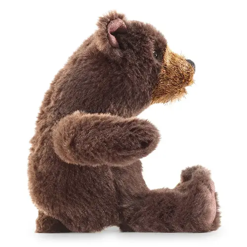 Folkmanis handpoppen en poppenkastpoppen Folkmanis vingerpopje zittende beer