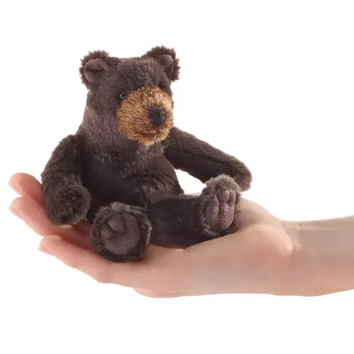Folkmanis handpoppen en poppenkastpoppen Folkmanis vingerpopje zittende beer