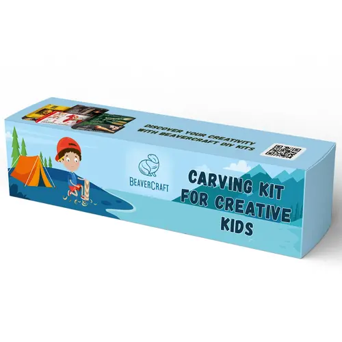 Beavercraft Beavercraft houtsnijset boom voor kinderen